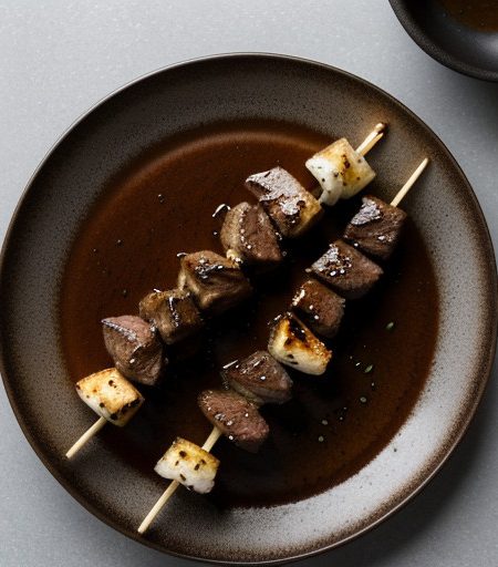 Teriyaki Turf & Surf Kabobs recipe image