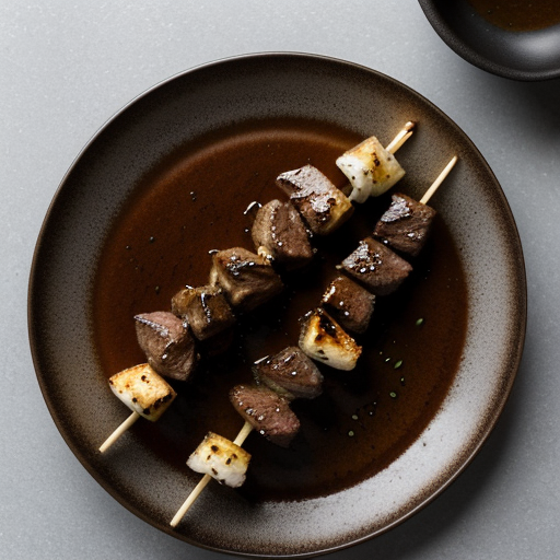 Teriyaki Turf & Surf Kabobs recipe image