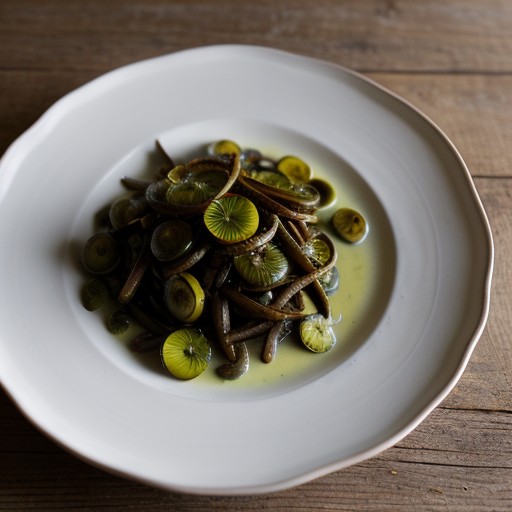 Tetes De Violon a l'Ail (Garlic-Flavoured Fiddleheads recipe image