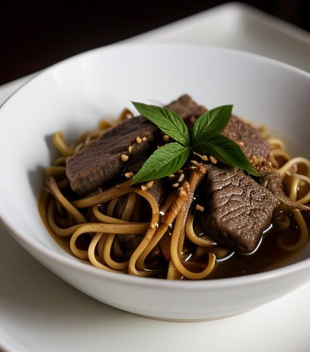 Thai Beef With Noodles recipe image