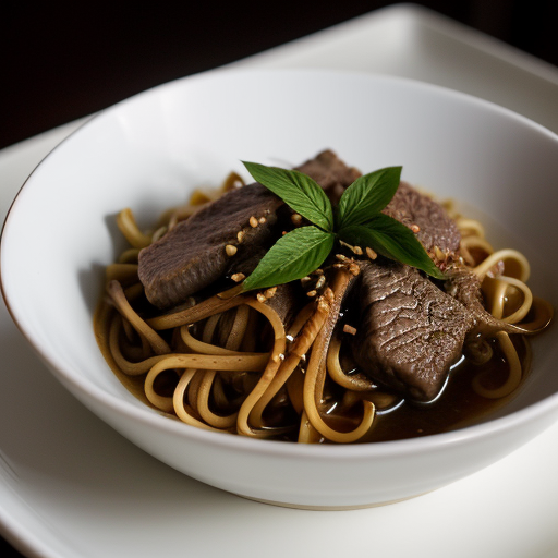 Thai Beef With Noodles recipe image