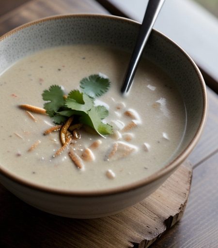 Thai Chicken & Coconut Milk Soup recipe image