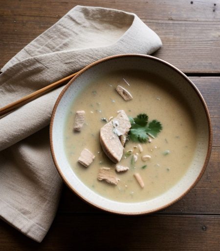 Thai Chicken & Coconut Milk Soup (Tom Ka Ga recipe image
