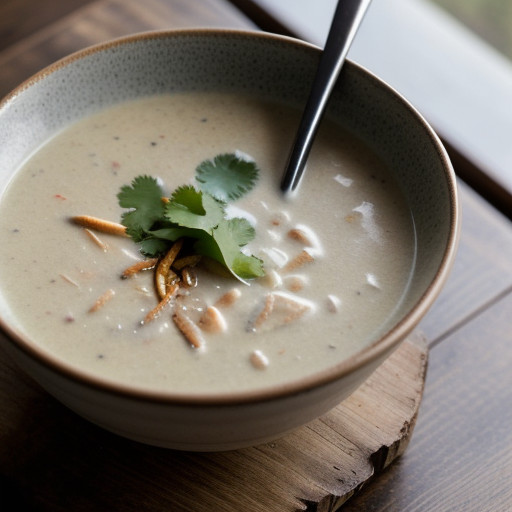 Thai Chicken & Coconut Milk Soup recipe image