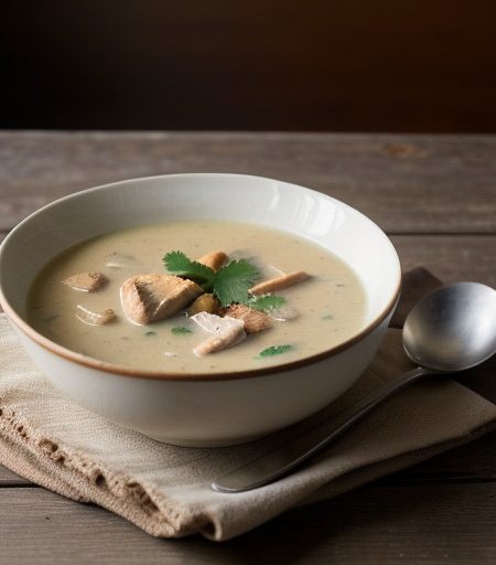 Thai Chicken & Coconut Soup Vmxv03 A recipe image
