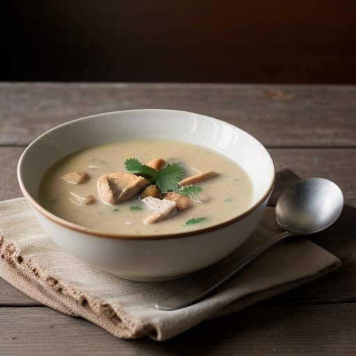 Thai Chicken & Coconut Soup Vmxv03 A recipe image