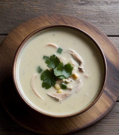 Thai Chicken and Coconut Milk Soup recipe image