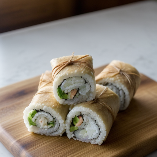Thai Crab Rolls recipe image