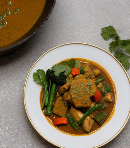 Thai Curry Chicken & Vegetables recipe image