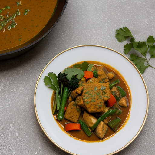 Thai Curry Chicken & Vegetables recipe image