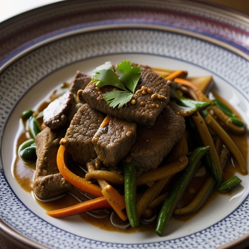 Thai Fried Beef With Red Curry recipe image