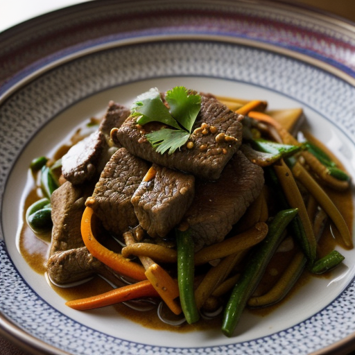 Thai Fried Beef With Red Curry recipe image