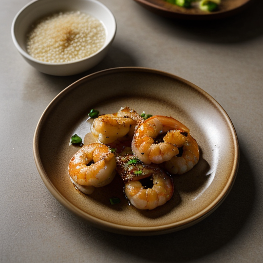 Thai Garlic Prawns recipe image