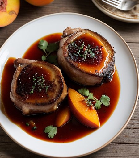 Thai Glazed Pork Chops recipe image