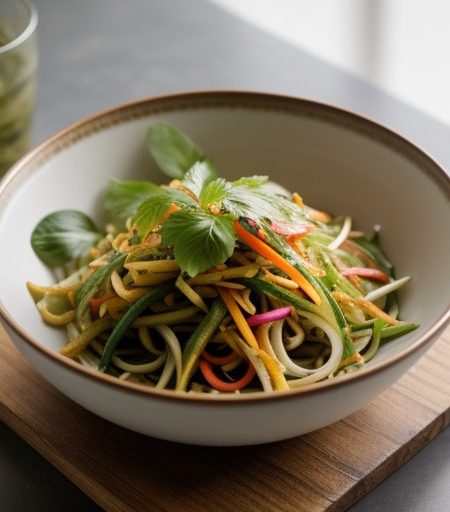 Thai Green Papaya Salad Bwht68 A recipe image