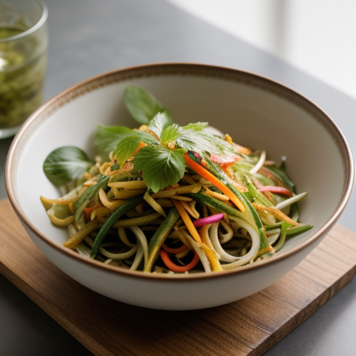 Thai Green Papaya Salad Bwht68 A recipe image