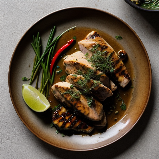 Thai Grilled Chicken - Midsummer Thai Dinner recipe image