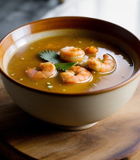 Thai Hot & Sour Shrimp Soup recipe image