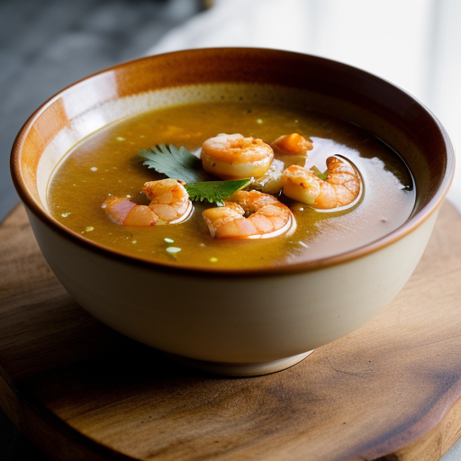 Thai Hot & Sour Shrimp Soup recipe image