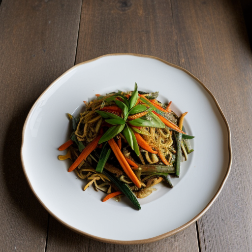Thai Light Five-Vegetable Stir-Fry recipe image