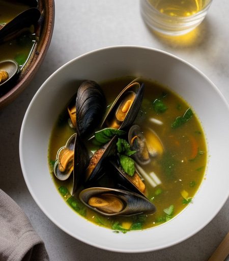 Thai Mussel Soup recipe image
