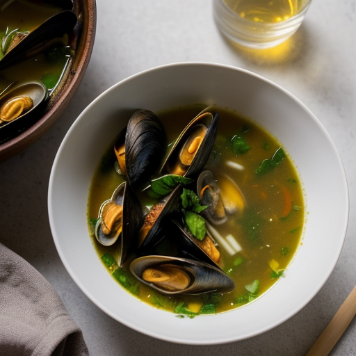 Thai Mussel Soup recipe image