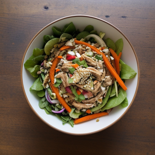 Thai Orange Chicken Salad recipe image