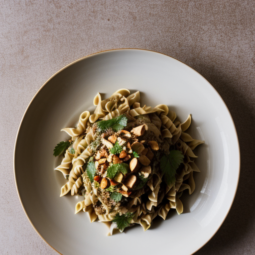 Thai Pasta Salad With Peanut Sauce (Pil recipe image