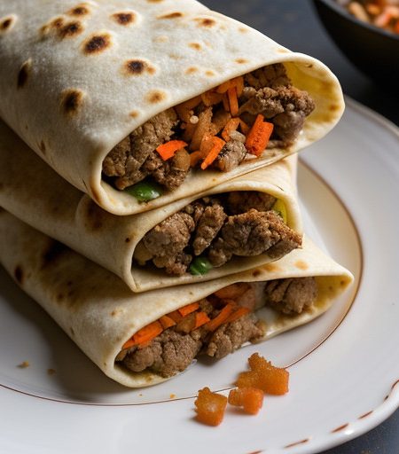 Thai Pork Burritos recipe image