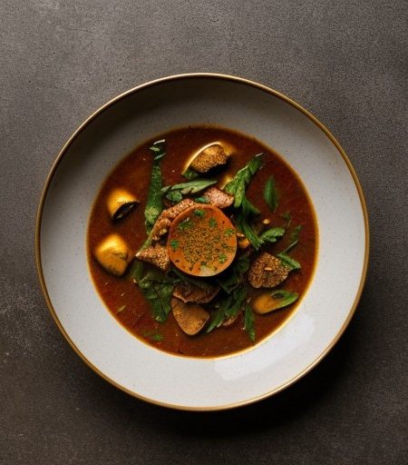 Thai Roast Duch Red Curry (Kang-Ped Bhet-Yang recipe image