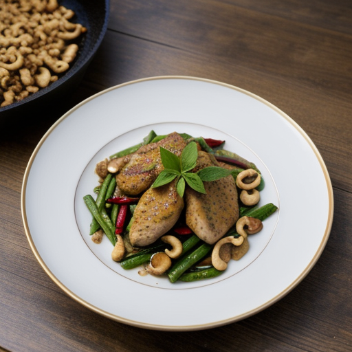 Thai Saute Chicken With Cashew Nuts recipe image
