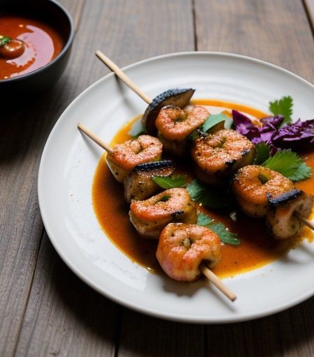 Thai Shrimp Kebabs recipe image