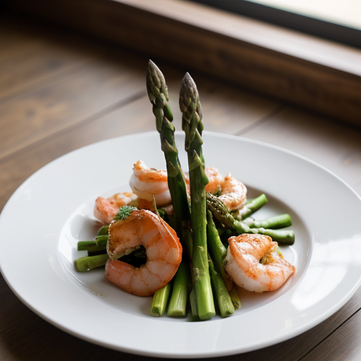 Thai Shrimp With Asparagus recipe image