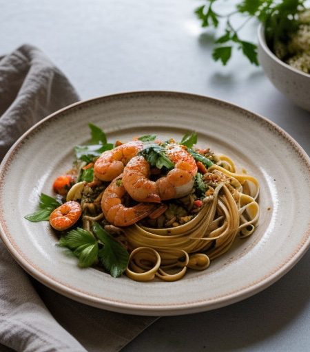 Thai Shrimp-and-Pasta Salad recipe image