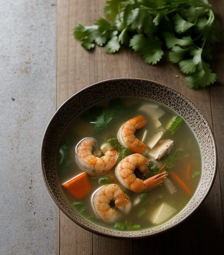 Thai Shrimp or Chicken Soup recipe image