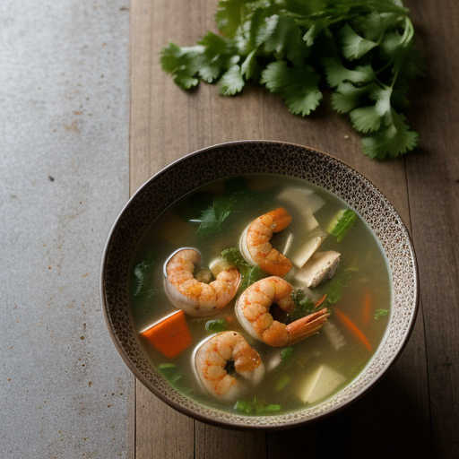Thai Shrimp or Chicken Soup recipe image