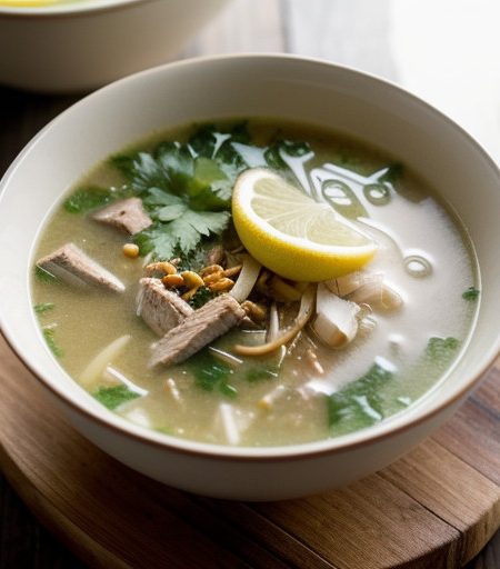 Thai Soup With Lemon Grass and Coconut recipe image