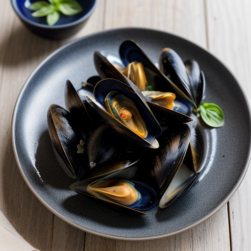 Thai Steamed Herbed Mussels recipe image