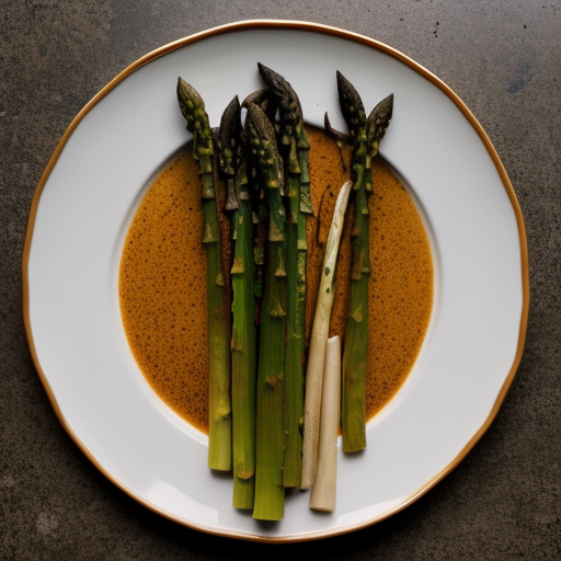 Thai-Style Asparagus W Chiles~ Garlic & Basil recipe image