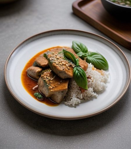 Thai Style Basil Chicken recipe image