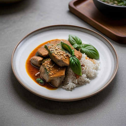 Thai Style Basil Chicken recipe image