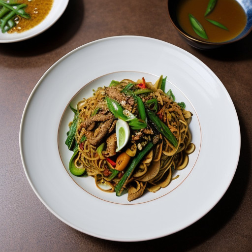 Thai Style Fried Noodles recipe image