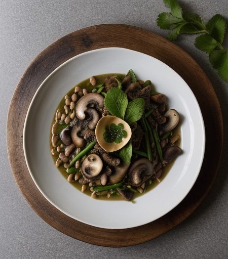 Thai Style Gemfish With Beans & Mushrooms recipe image