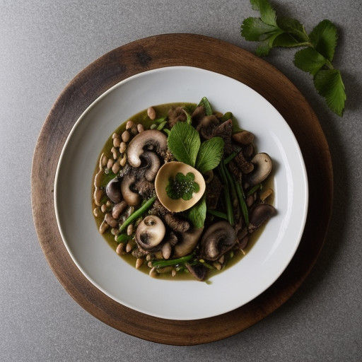 Thai Style Gemfish With Beans & Mushrooms recipe image