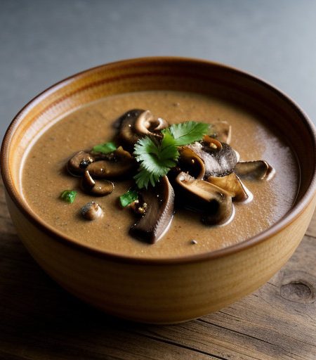Thai-Style, Spicy Eggplant-Mushroom Sauce recipe image