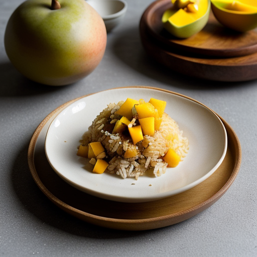 Thai Sweet Rice With Mangoes recipe image