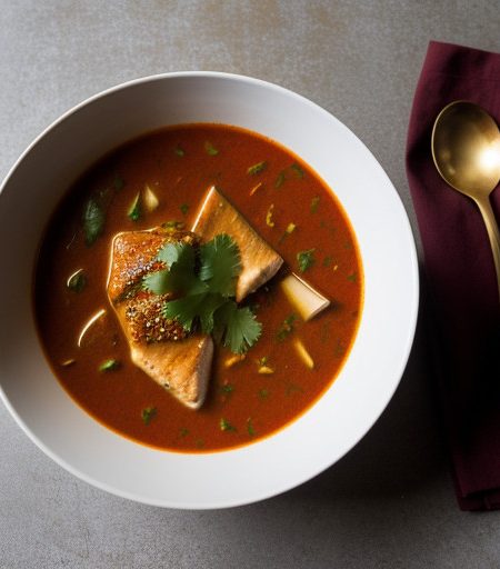 Thai Tomato Fish Soup recipe image
