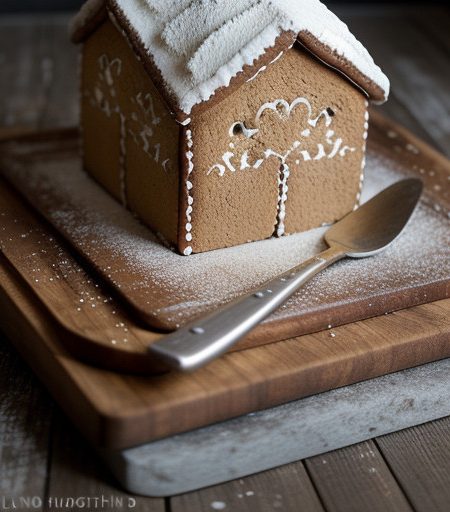 Thatched Gingerbread House 02 - Country Living recipe image