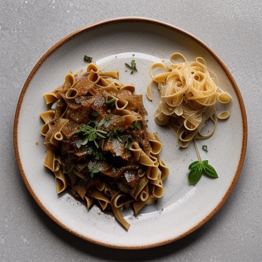 The $2 Little Meal, Caramelized Onions and Pasta+ recipe image
