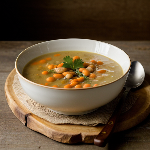 The Belgian Lion -- White Bean Soup recipe image